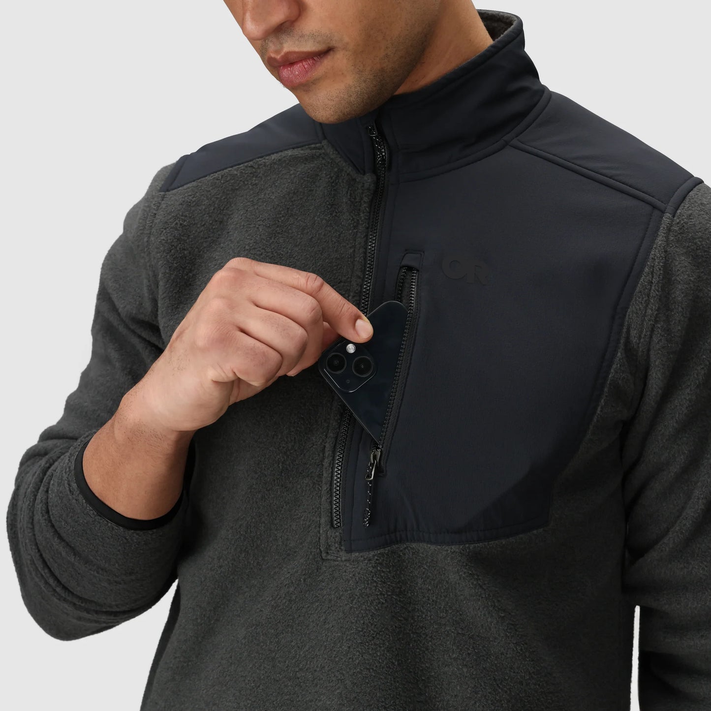 OR Men's Polartec 200 Half Zip Fleece