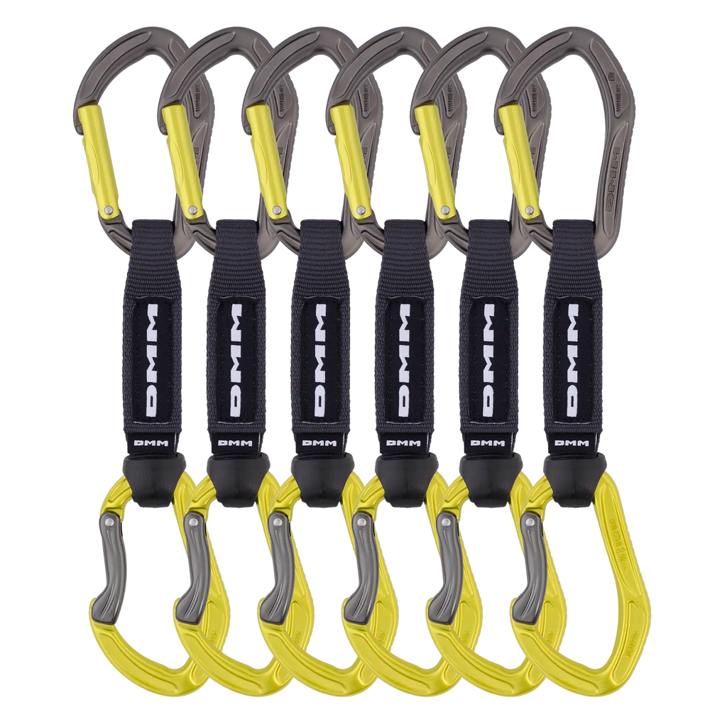 DMM Alpha Sport Quickdraw Set 12cm - Lime, Pack of 6 - product view