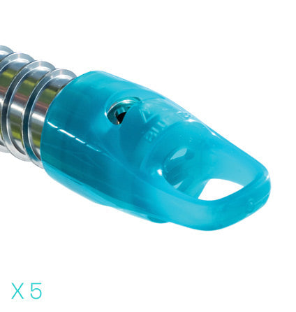 Blue Ice Aero ice screw caps, set of 5