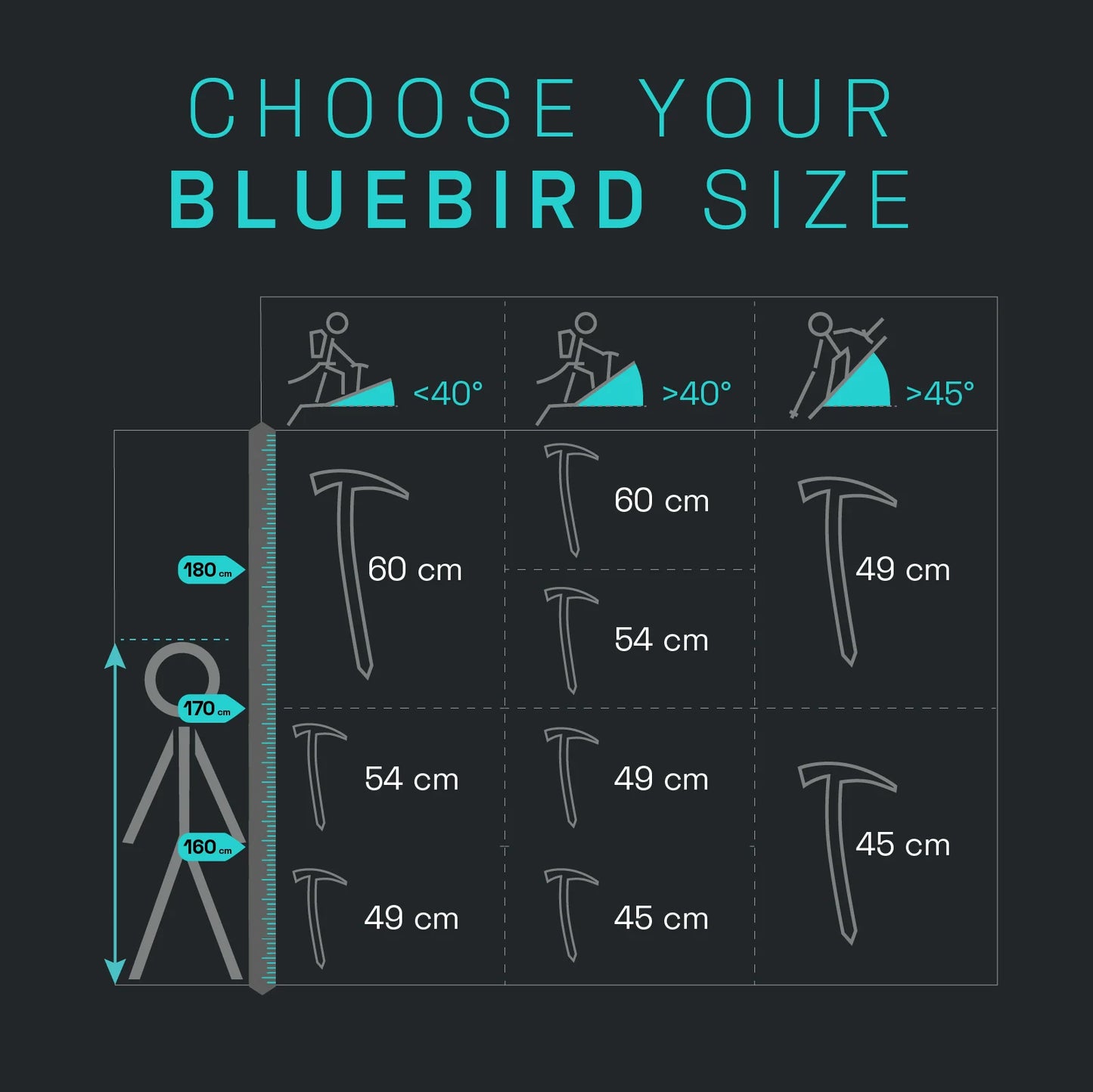 Blue Ice Bluebird Ice Axe