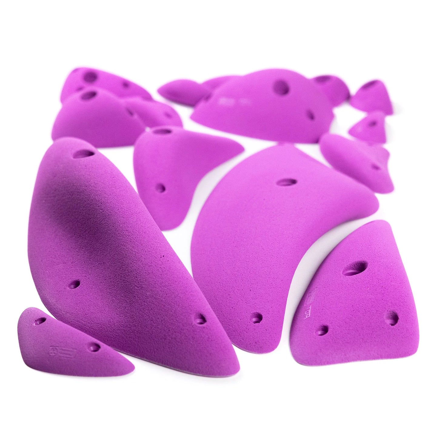 CCE Crescents 15 Climbing Holds Set - Modular Indoor Holds (Jugs, Crimps & Footholds, Macro Compatible)