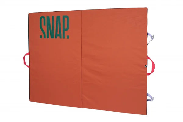 Snap Hop Crash Pad - Folding Bouldering Pad for Beginners | 120x100cm | Dual-Layer Foam | Recycled 600D Fabric | Lightweight 4kg