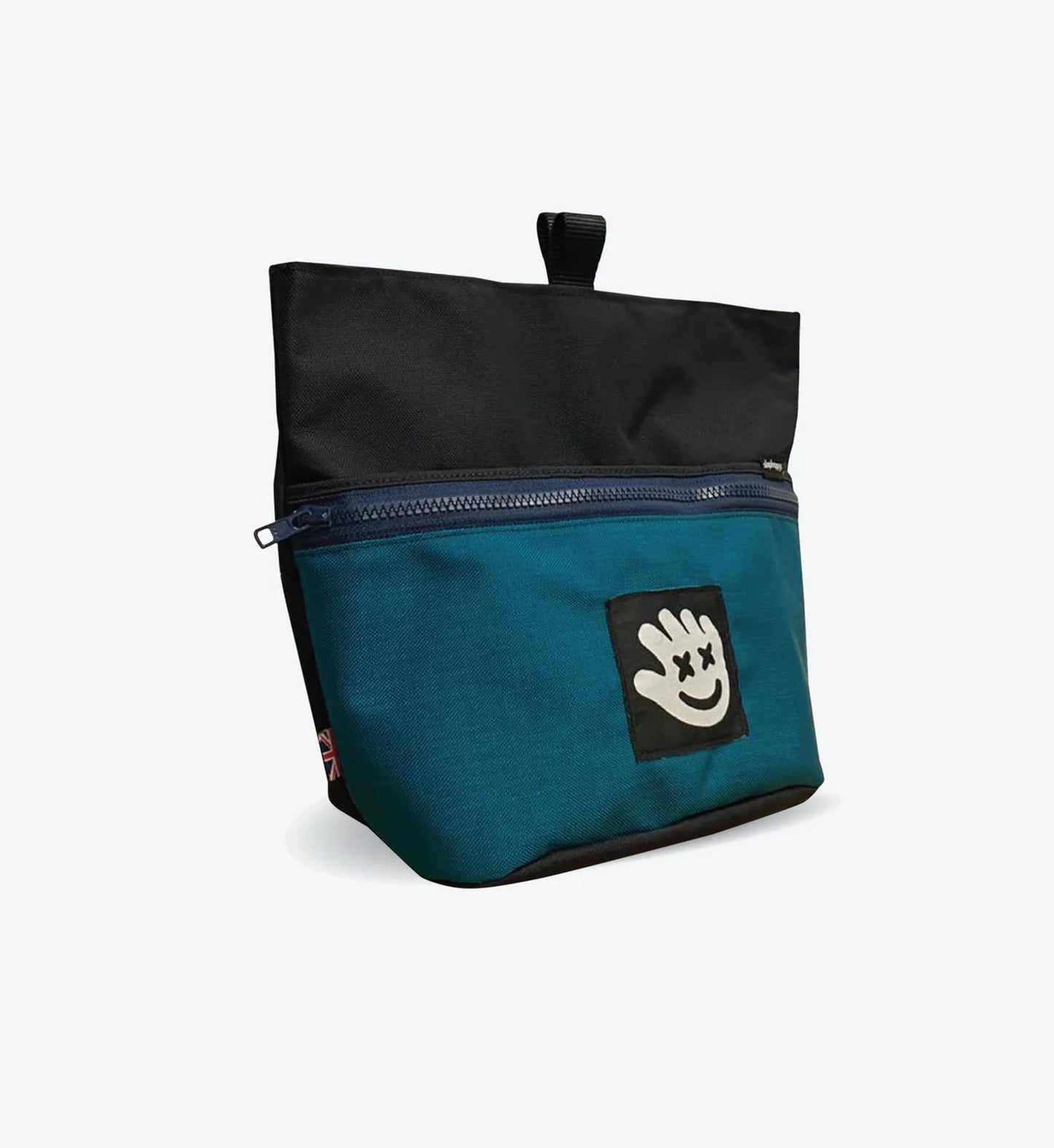 Slap Happy Original Chalk Bucket - Magnetic Closure Bouldering Chalk Bag (2.1L, Made in UK)