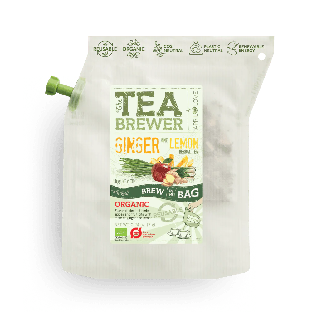 TEABrewer Earl Grey Organic - Reusable Portable Tea Maker (2-4 Cups, Outdoor Ready)