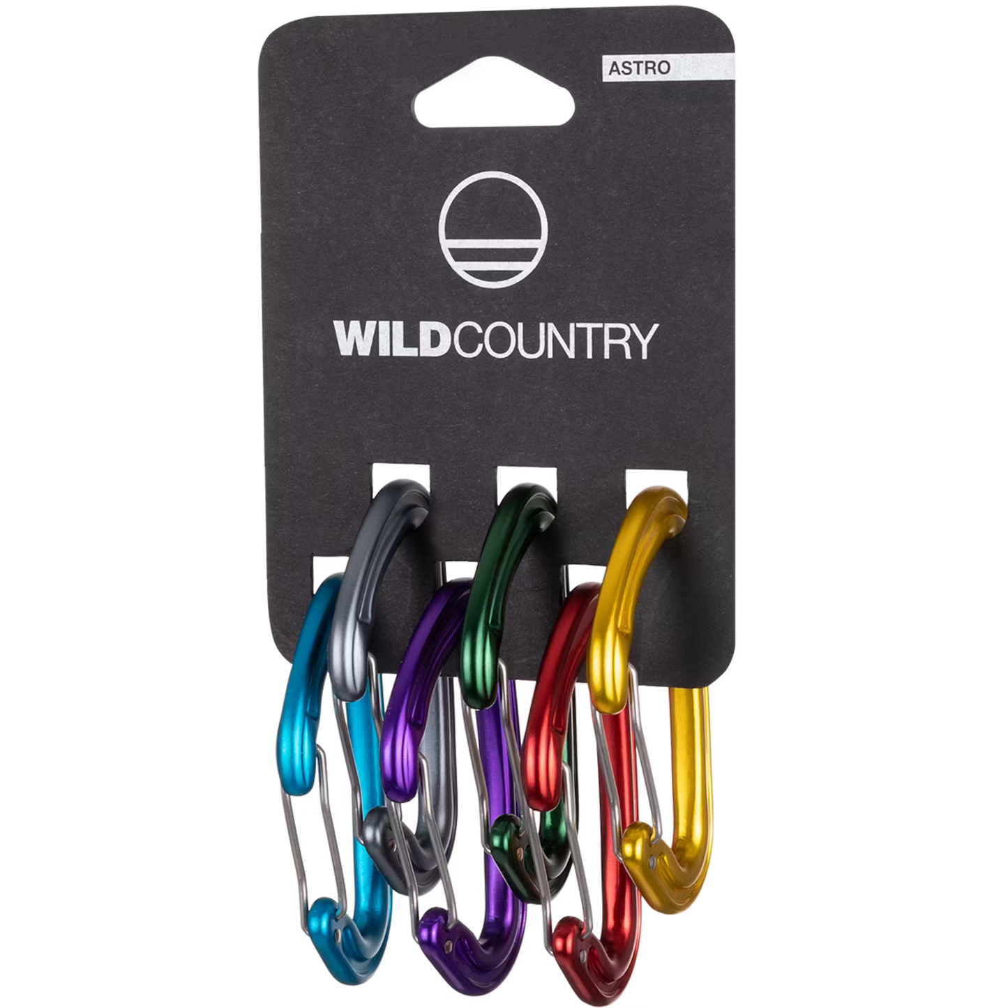 Wild Country Astro Rack 6 Pack Carabiners - Superlight Wiregate Climbing Carabiner Set