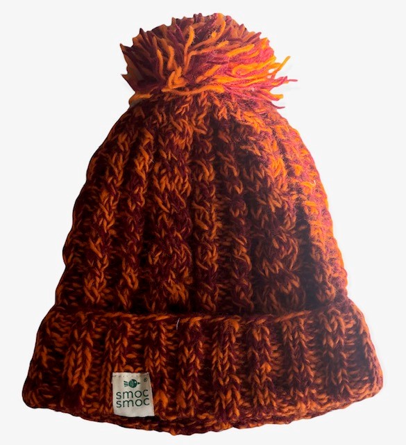 Handmade Chunky Woolly Bobble Hats.