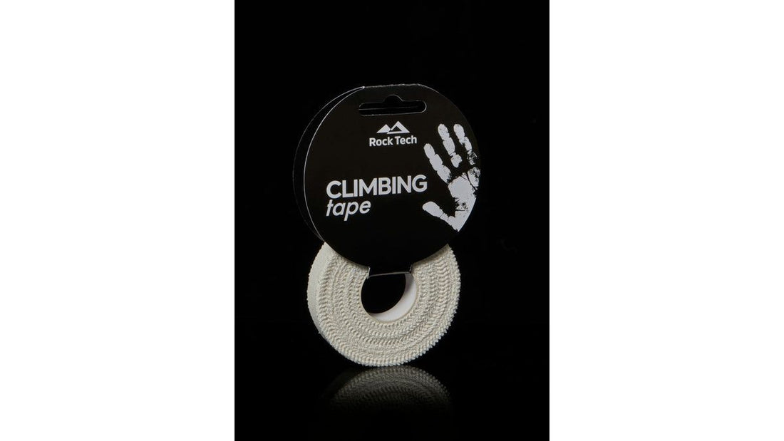 Rock Technologies 1.25cm climbing tape fully visible and centred