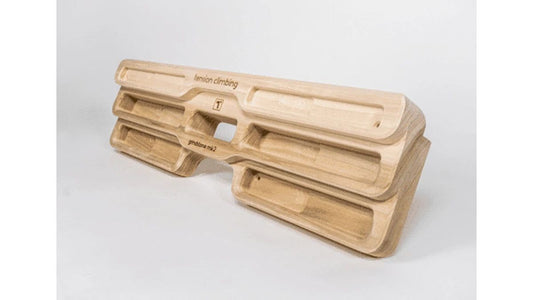Tension Grindstone Mk2 hangboard fully visible and centred