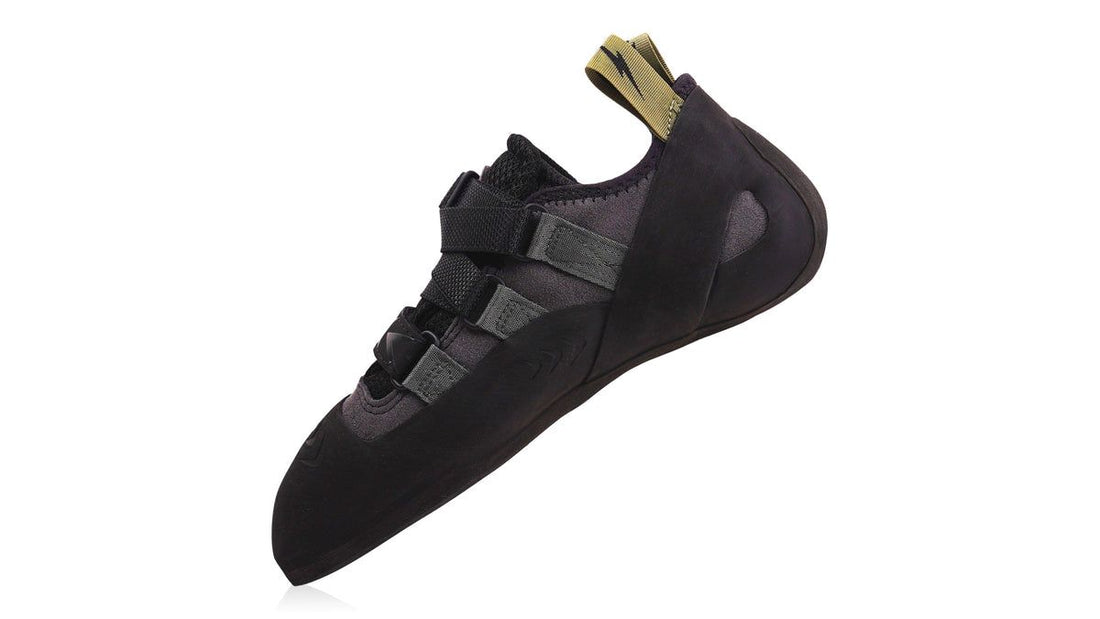 Evolv Kronos climbing shoe fully visible and centred