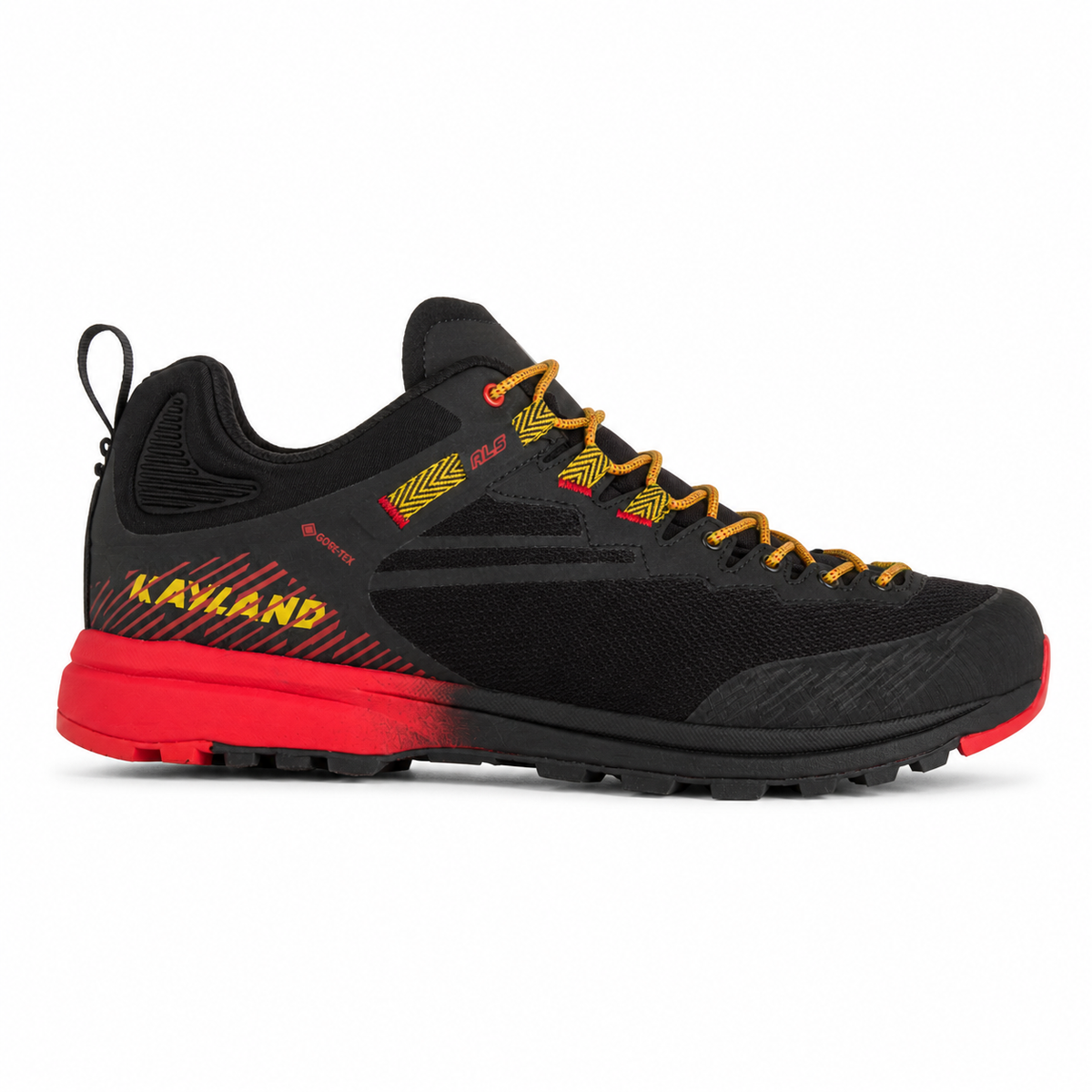 Kayland Grimpeur AD GTX Hiking Shoes, Black Yellow