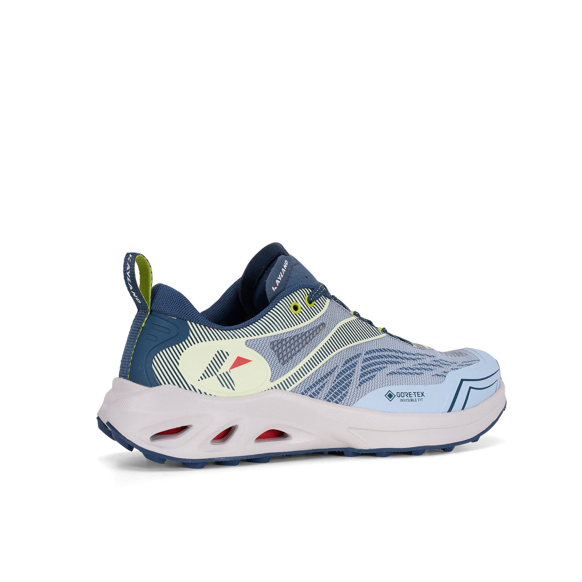 Kayland Elevation GTX Women's Hiking Shoes, Blue Light Lime