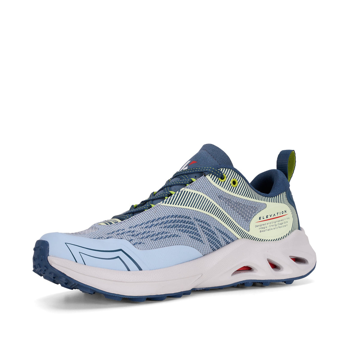 Kayland Elevation GTX Women's Hiking Shoes, Blue Light Lime