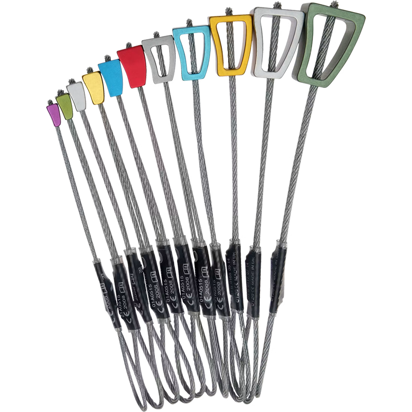 Wild Country Rock Set 1-10 - Lightweight Anodised Climbing Nut Set