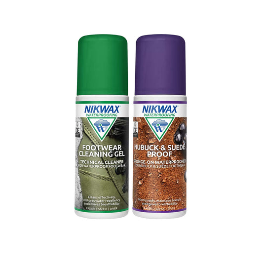 Nikwax Foot Cleaning Gel/Nubuck & Suede Proof 2x125ml