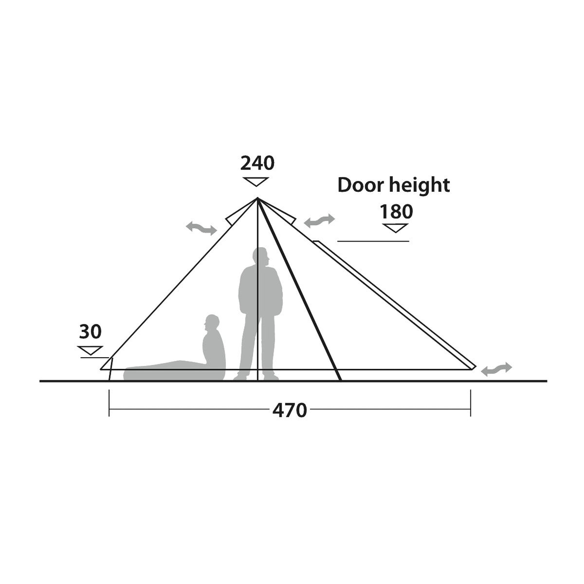 Robens Fairbanks Grande Tipi Tent - 7-Person Polycotton Tent - alternate view 8