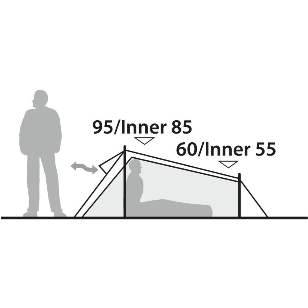 Robens Arrow Head 1 Tent - Lightweight Solo Tunnel Tent - alternate view 3