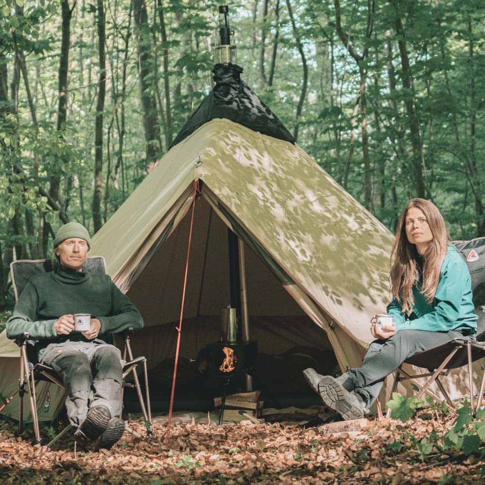 Robens Klondike S Tipi Tent - 4-Person Polycotton Tent - alternate view 5
