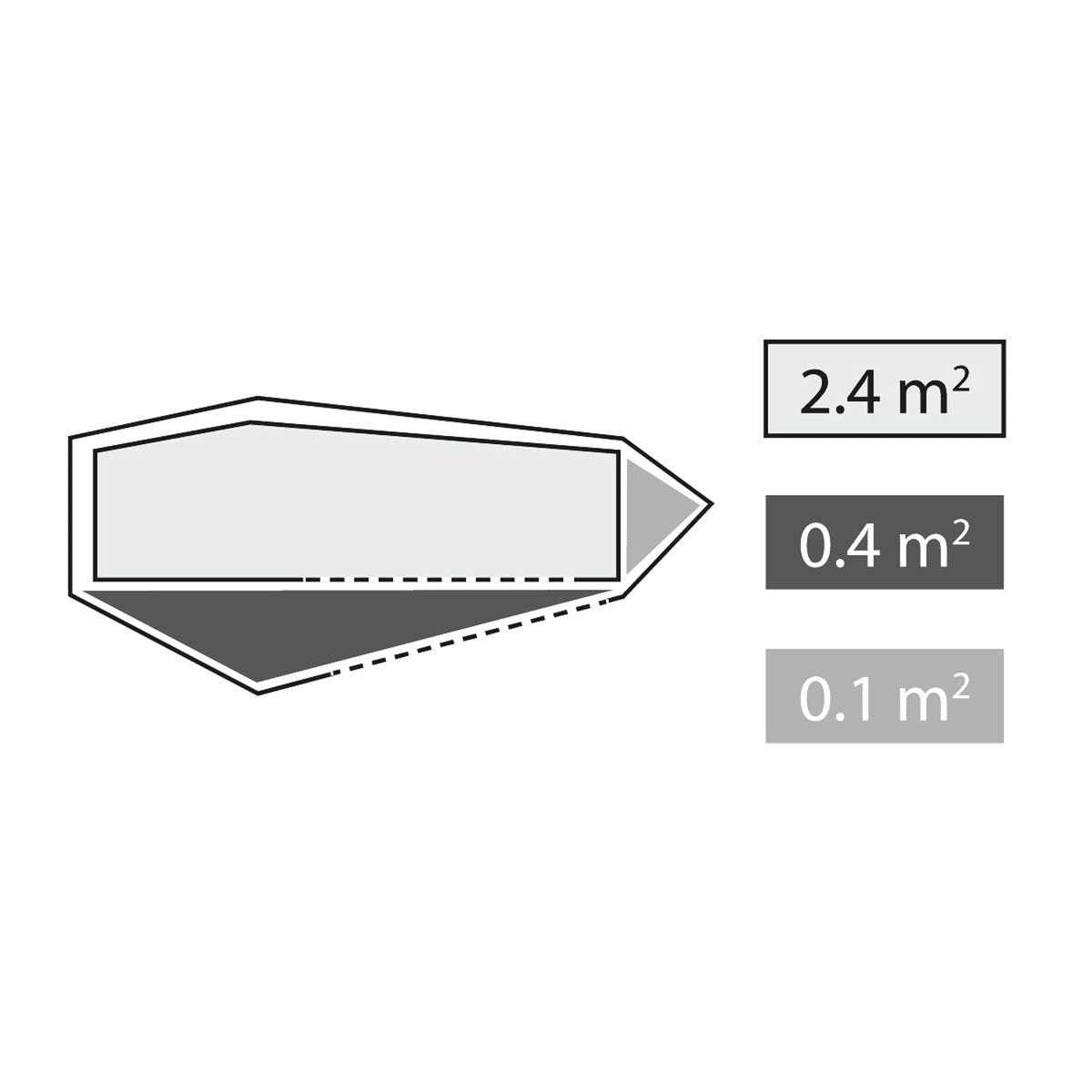 Robens Cress 1 Pro Tent - Lightweight Solo Tunnel Tent - alternate view 12
