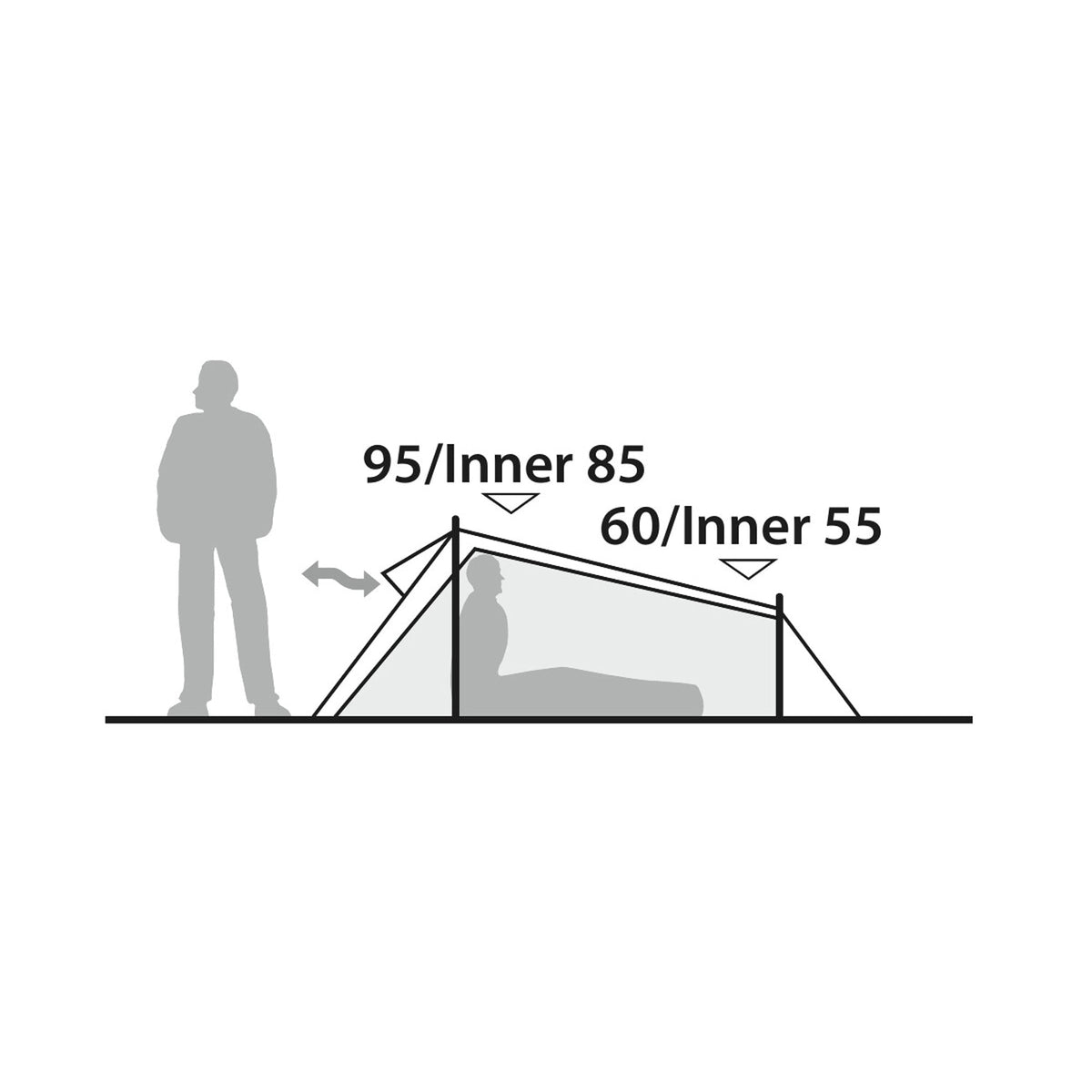 Robens Cress 1 Pro Tent - Lightweight Solo Tunnel Tent - alternate view 13