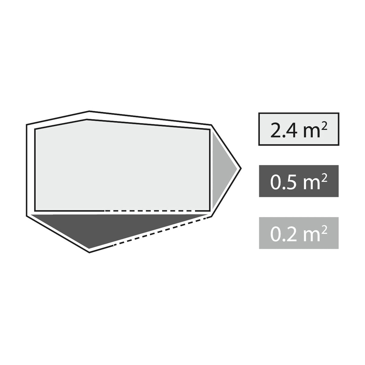 Robens Cress 2 Pro Tent - Lightweight 2-Person Tunnel Tent - alternate view 12