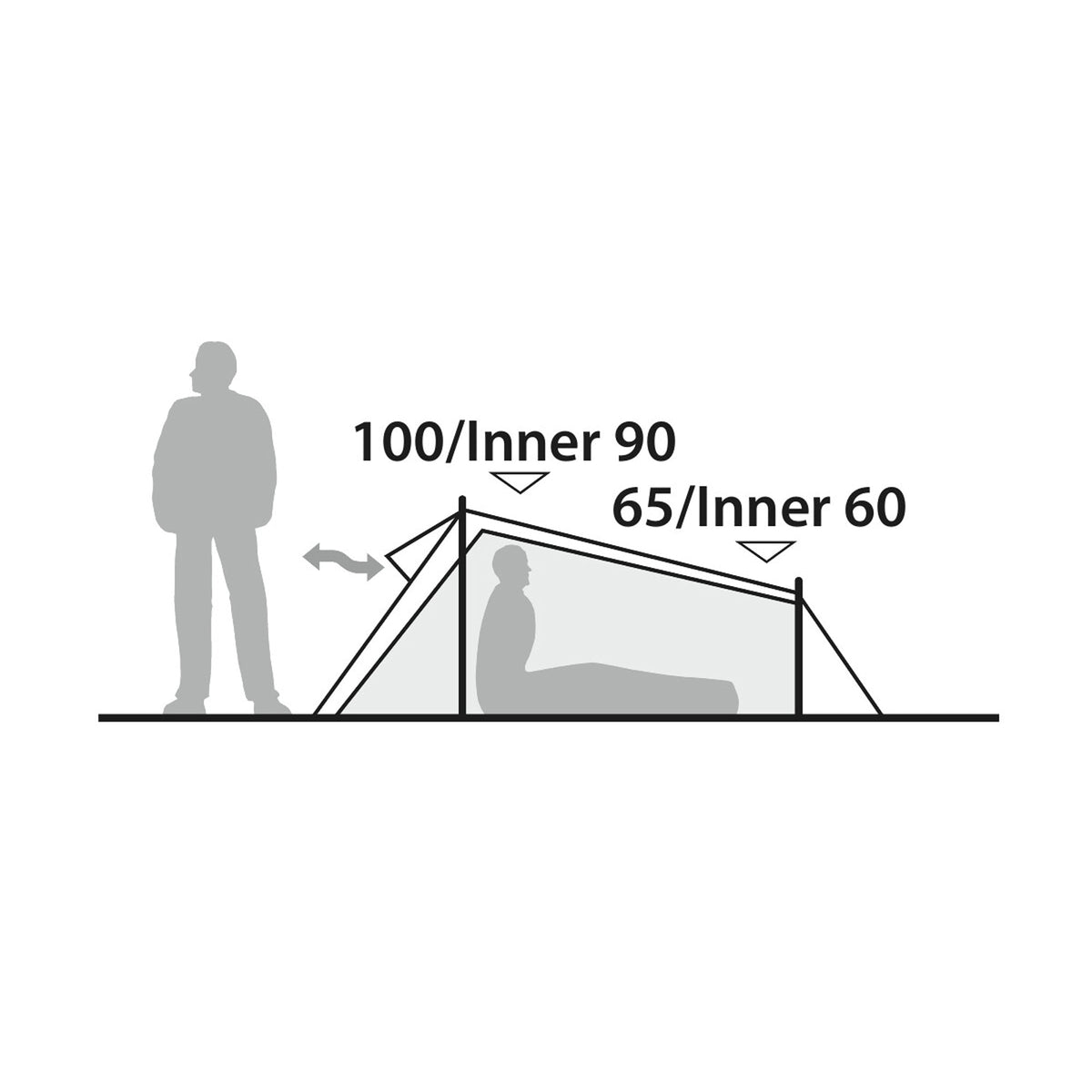 Robens Cress 2 Pro Tent - Lightweight 2-Person Tunnel Tent - alternate view 13
