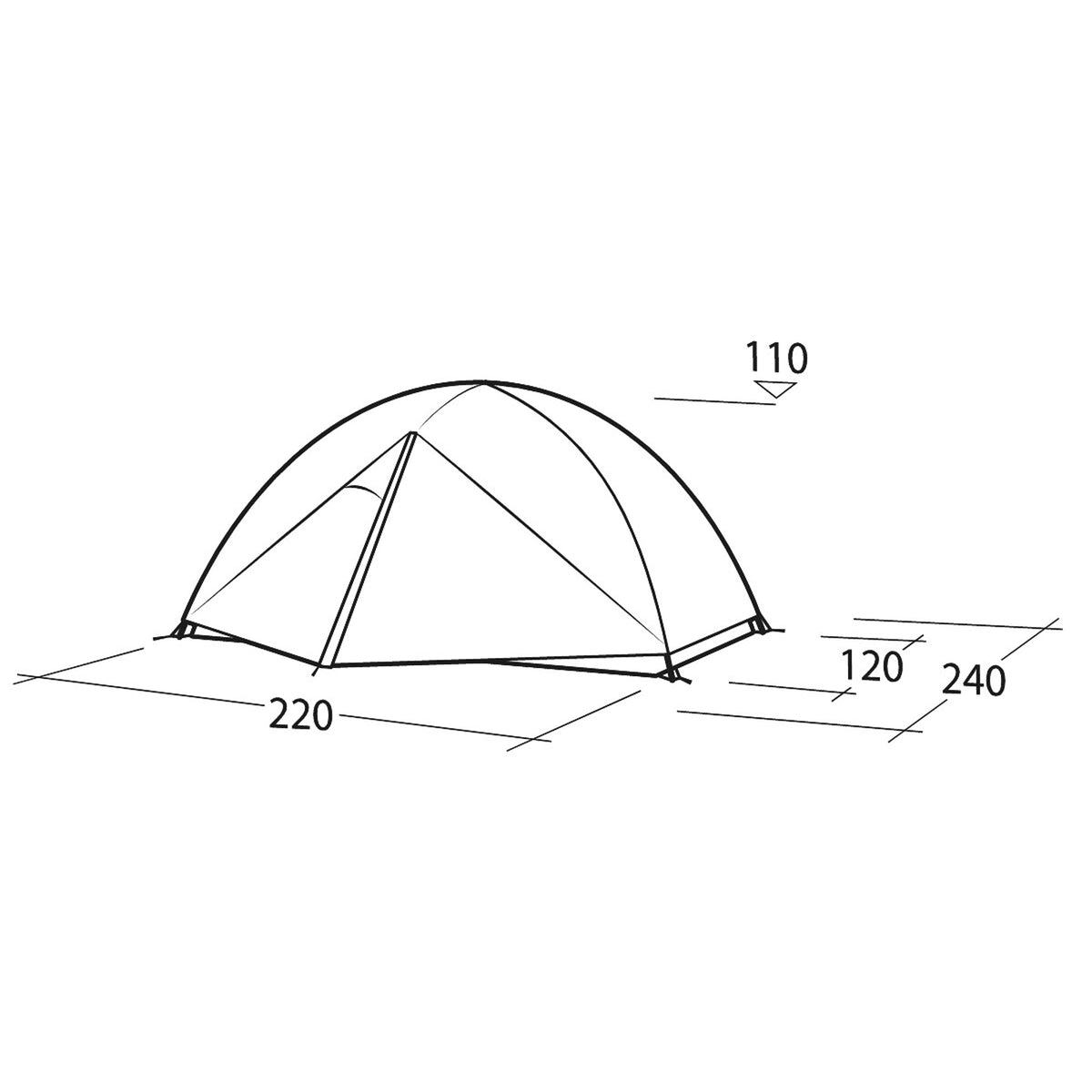 Robens Aster 2 Pro Tent - Freestanding 2-Person Dome Tent - alternate view 11