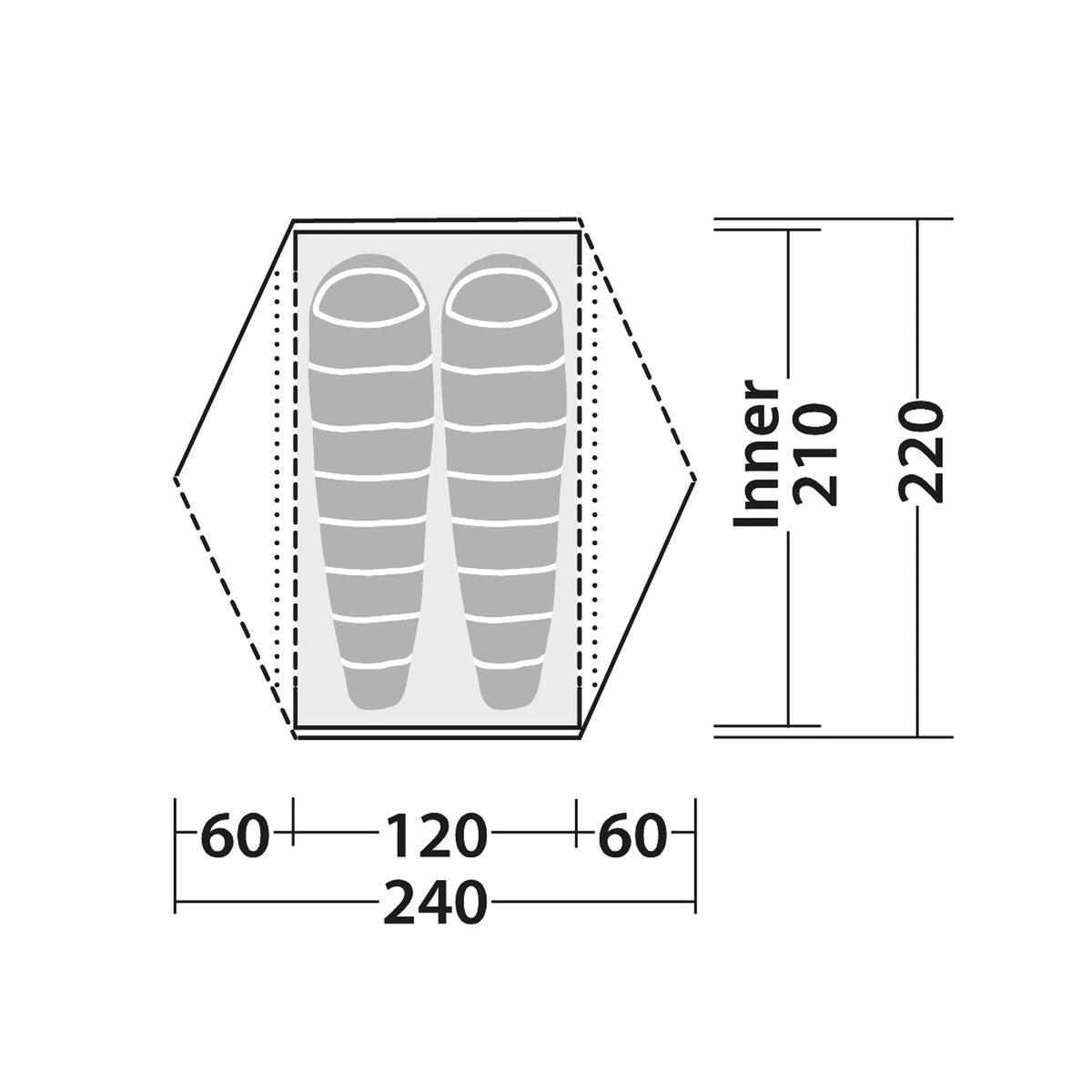 Robens Aster 2 Pro Tent - Freestanding 2-Person Dome Tent - alternate view 5