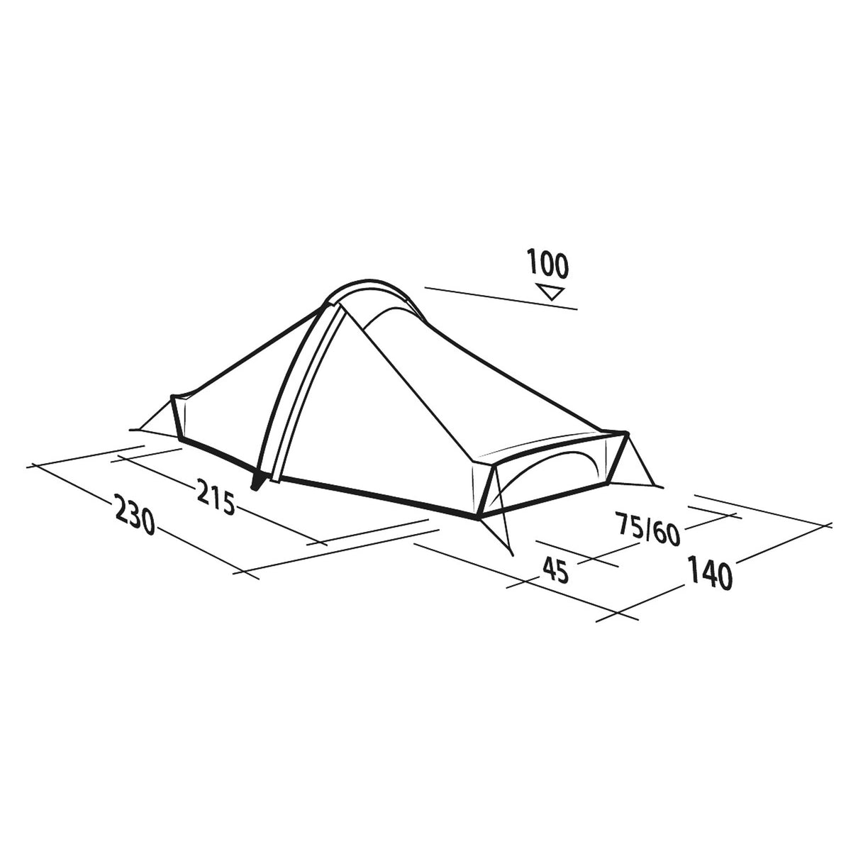 Robens Starlight 1 Exp Tent - Solo Three-Season Trekking Tent - alternate view 8