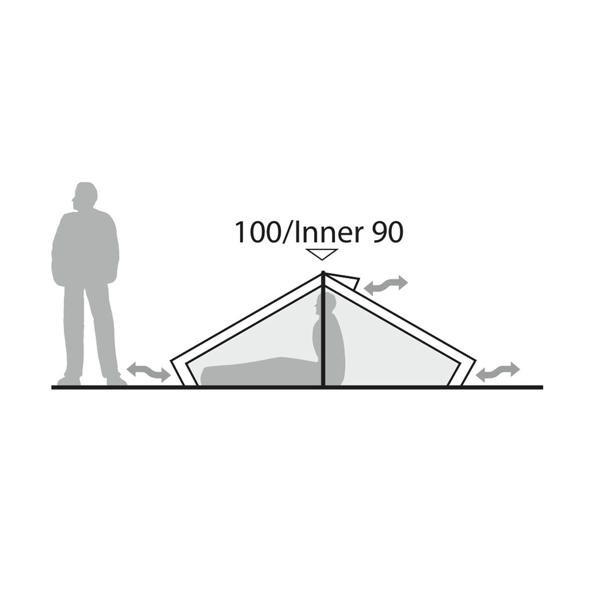 Robens Starlight 1 Exp Tent - Solo Three-Season Trekking Tent - alternate view 6