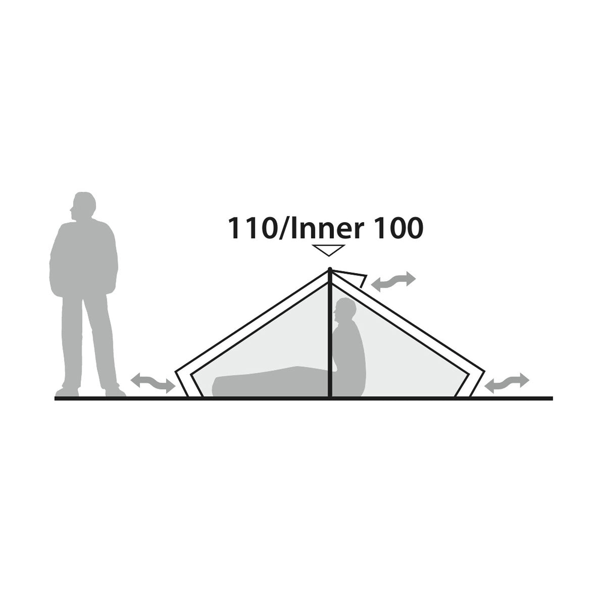 Robens Starlight 2 Exp Tent - 2-Person Three-Season Trekking Tent - alternate view 6