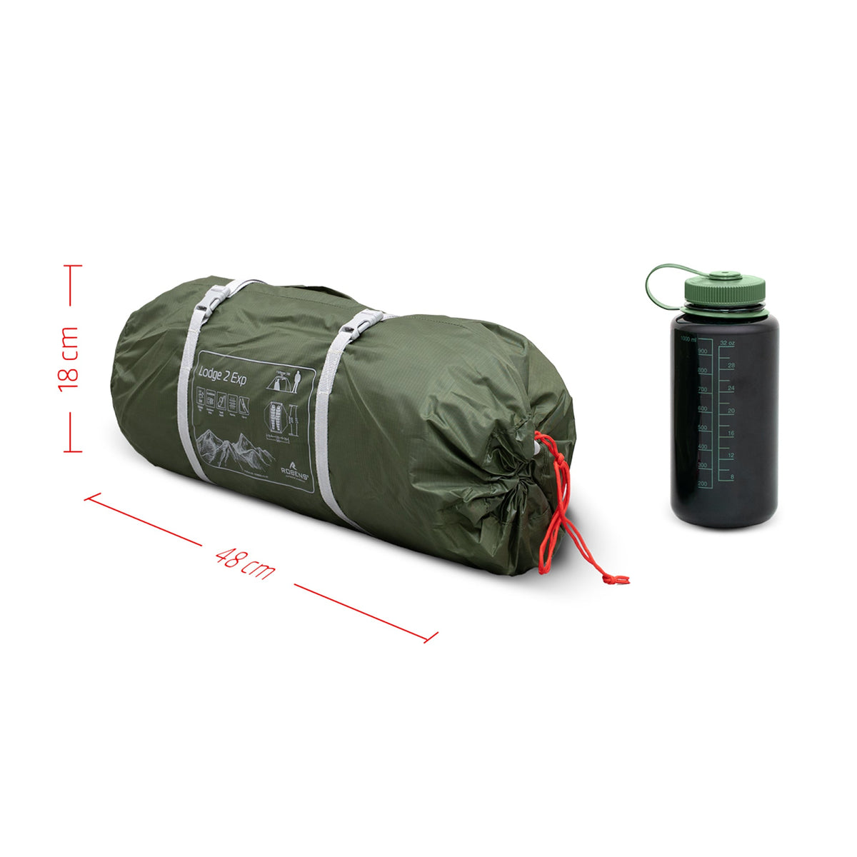 Robens Lodge 2 Exp Tent - Freestanding 2-Person Trekking Tent - alternate view 3