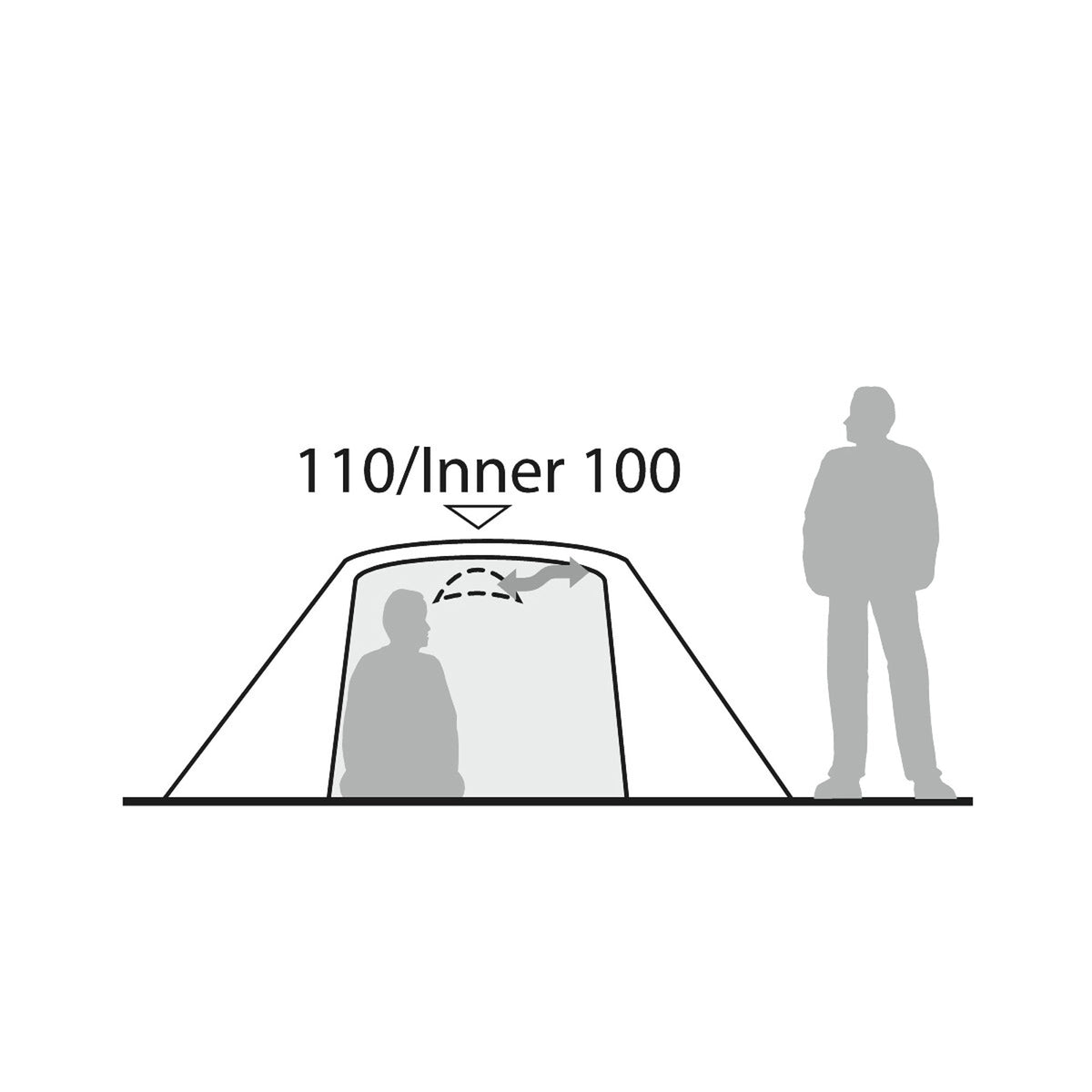 Robens Lodge 2 Exp Tent - Freestanding 2-Person Trekking Tent - alternate view 14