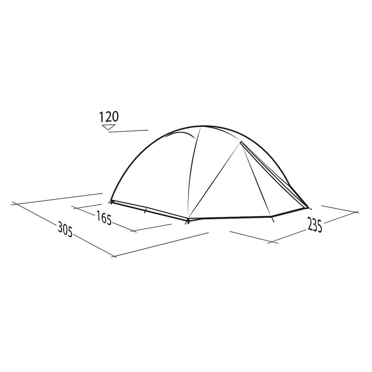 Robens Lodge 3 Exp Tent - Freestanding 3-Person Trekking Tent - alternate view 11