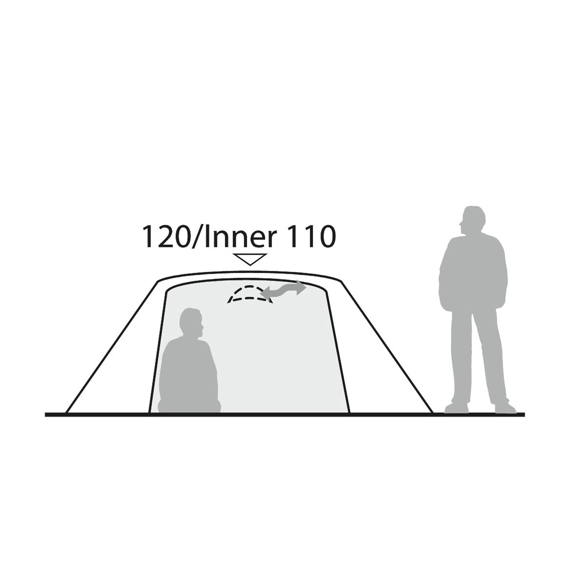 Robens Lodge 3 Exp Tent - Freestanding 3-Person Trekking Tent - alternate view 12