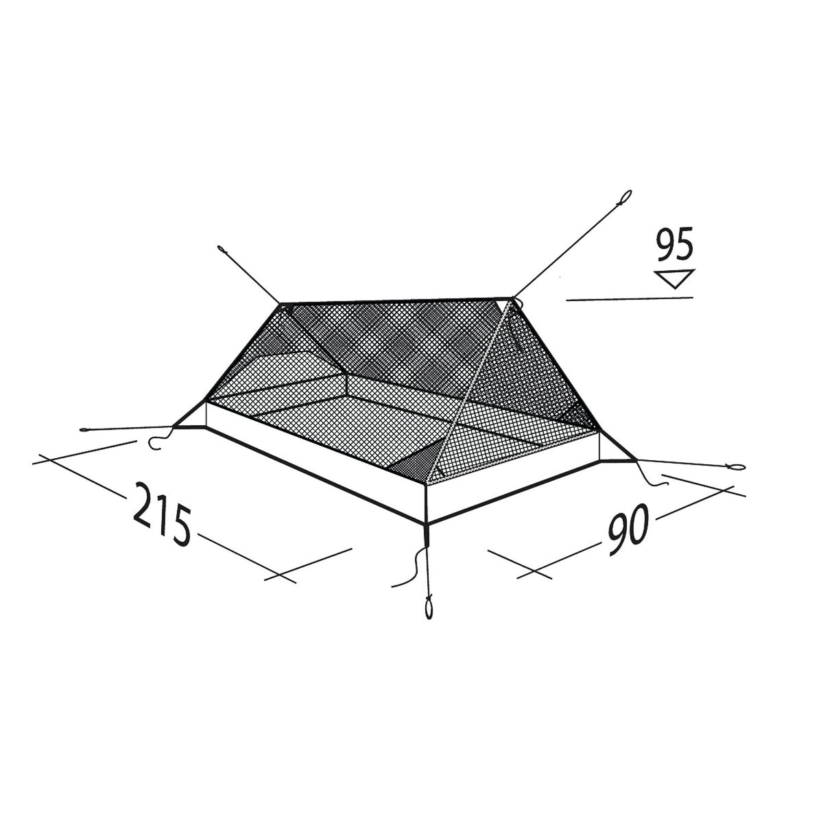 Robens Vestis 1 Mesh Tent UL - Ultralight Solo Inner Shelter - alternate view 8