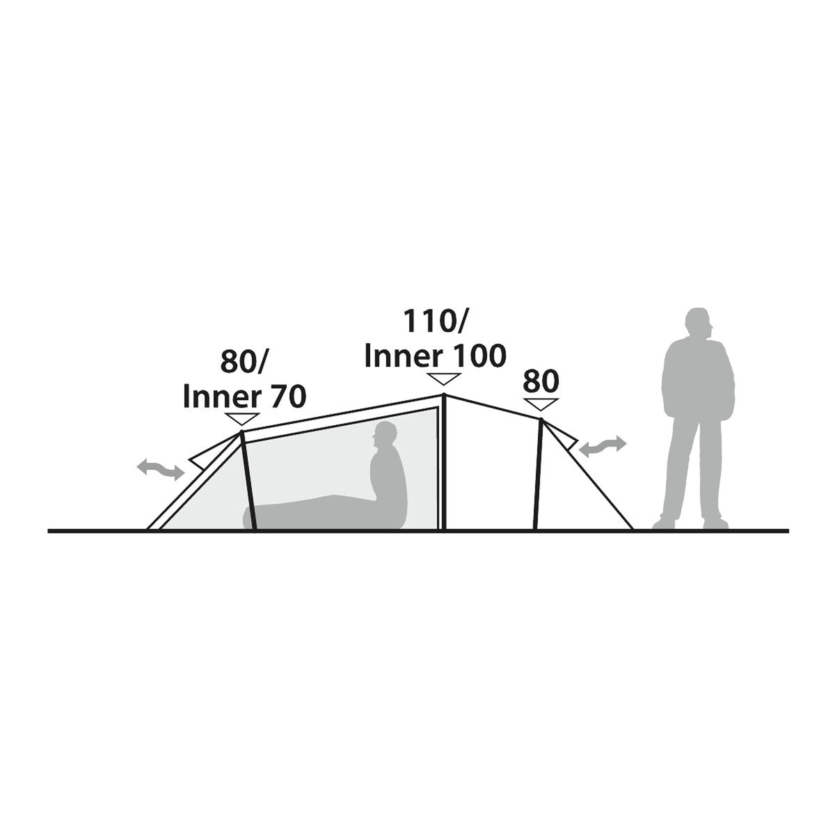 Robens Roamer 2 LW Tent - Lightweight 2-Person Tunnel Tent - alternate view 18