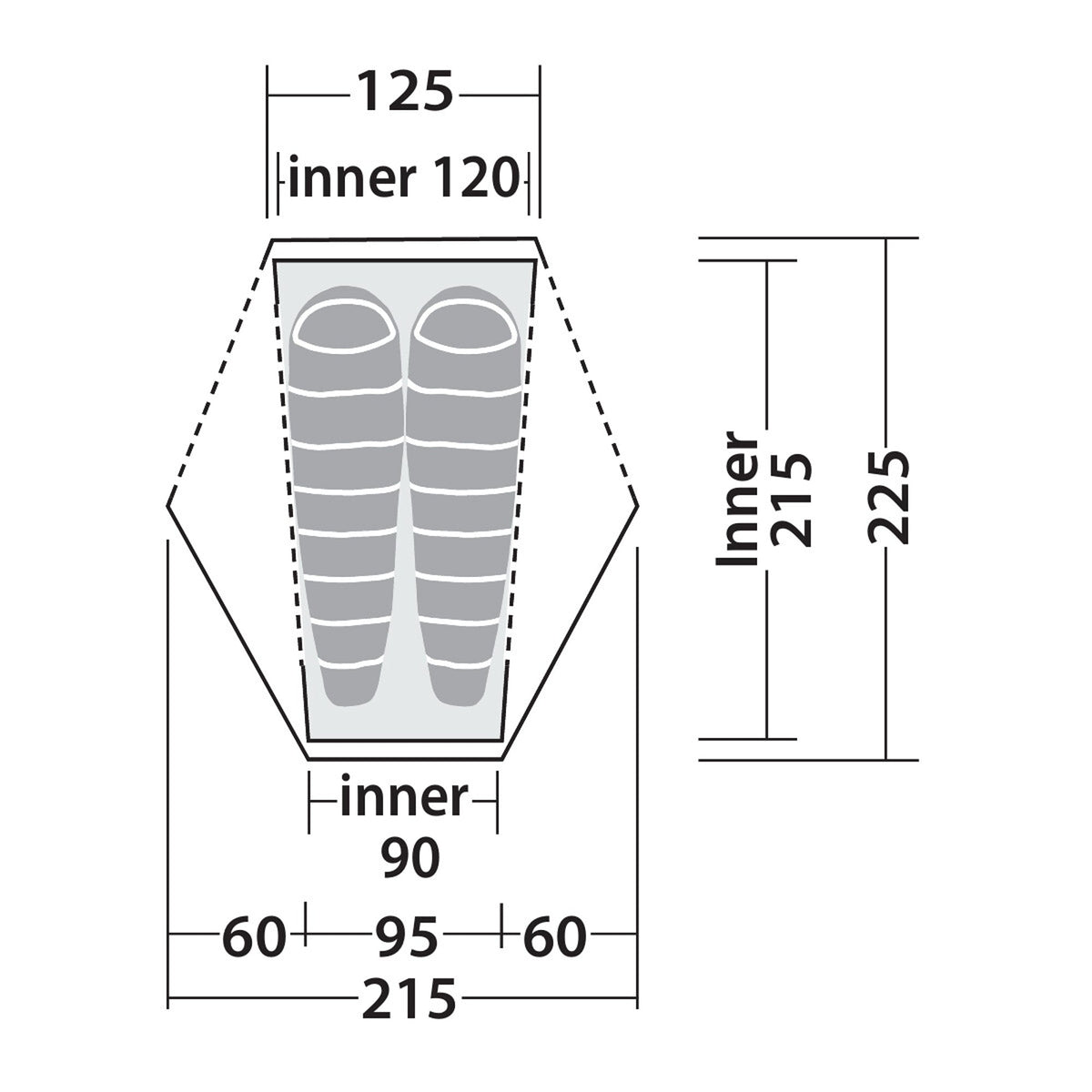 Robens Seeker 2 LW Tent - Lightweight Freestanding 2-Person Tent - alternate view 18