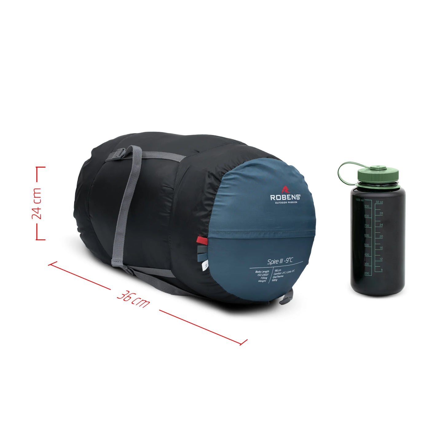 Robens Spire III -9°C Sleeping Bag | Lightweight 3-Season Mummy Bag
