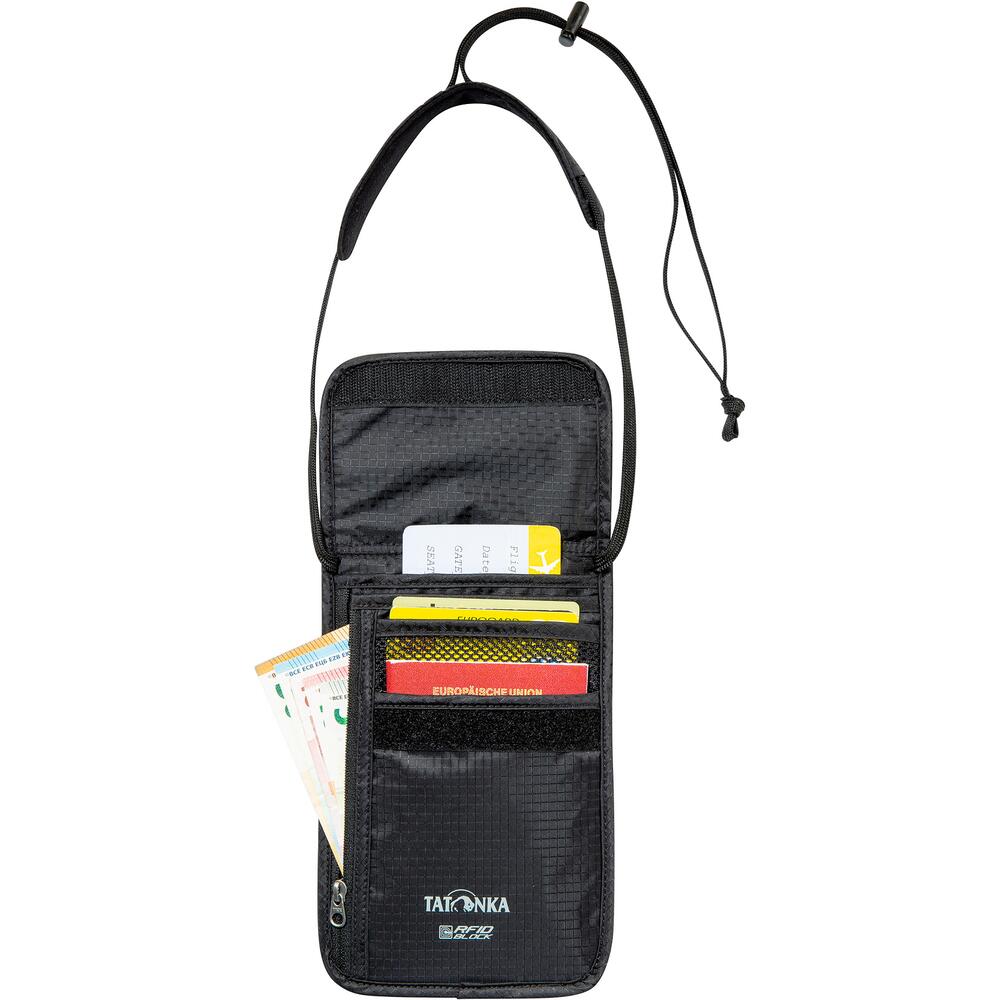 Tatonka Skin Neck Pouch RFID B - Black