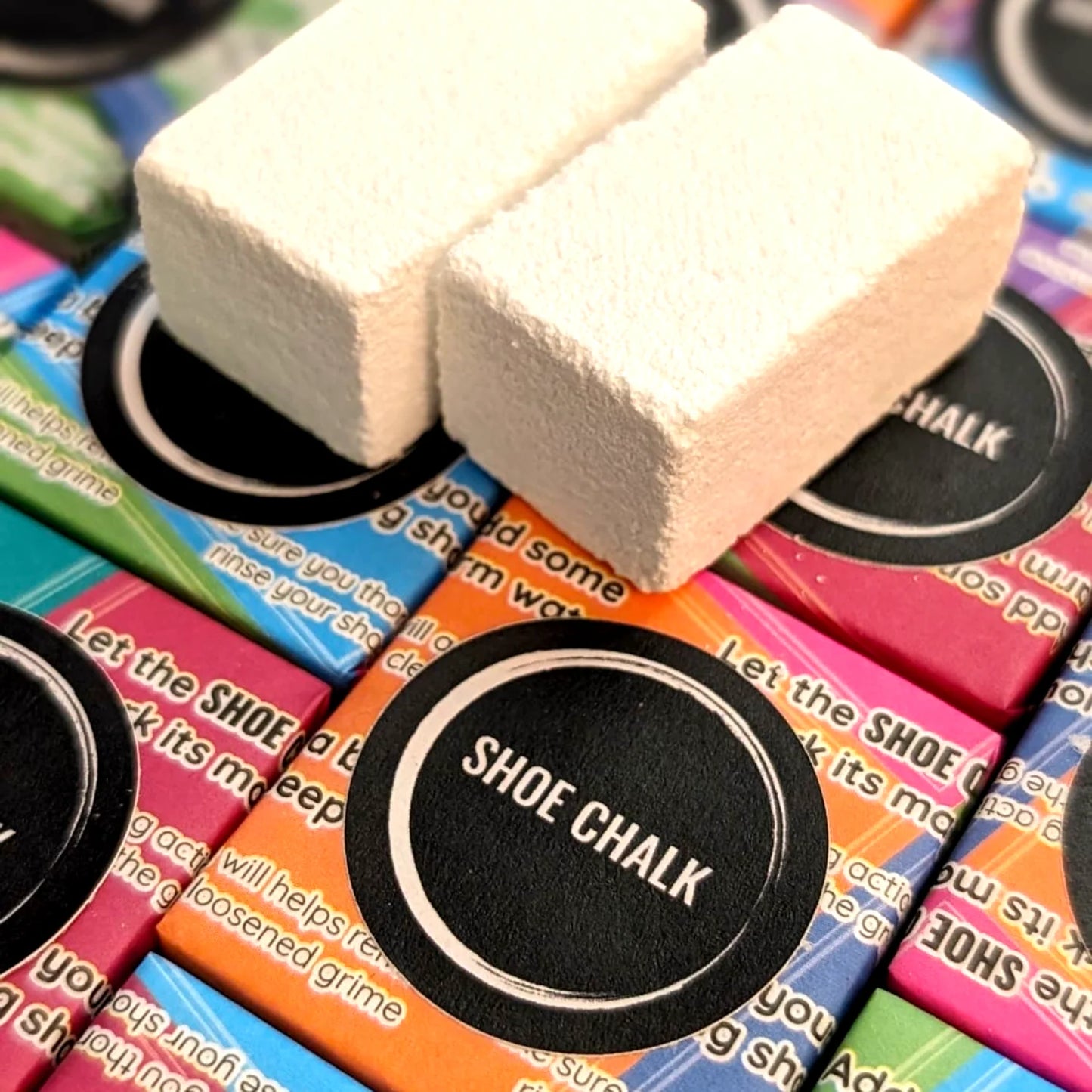 Shoe Chalk Climbing Shoe Cleaner Blocks – Natural Deodorising & Deep Clean Treatment (2 Pack)