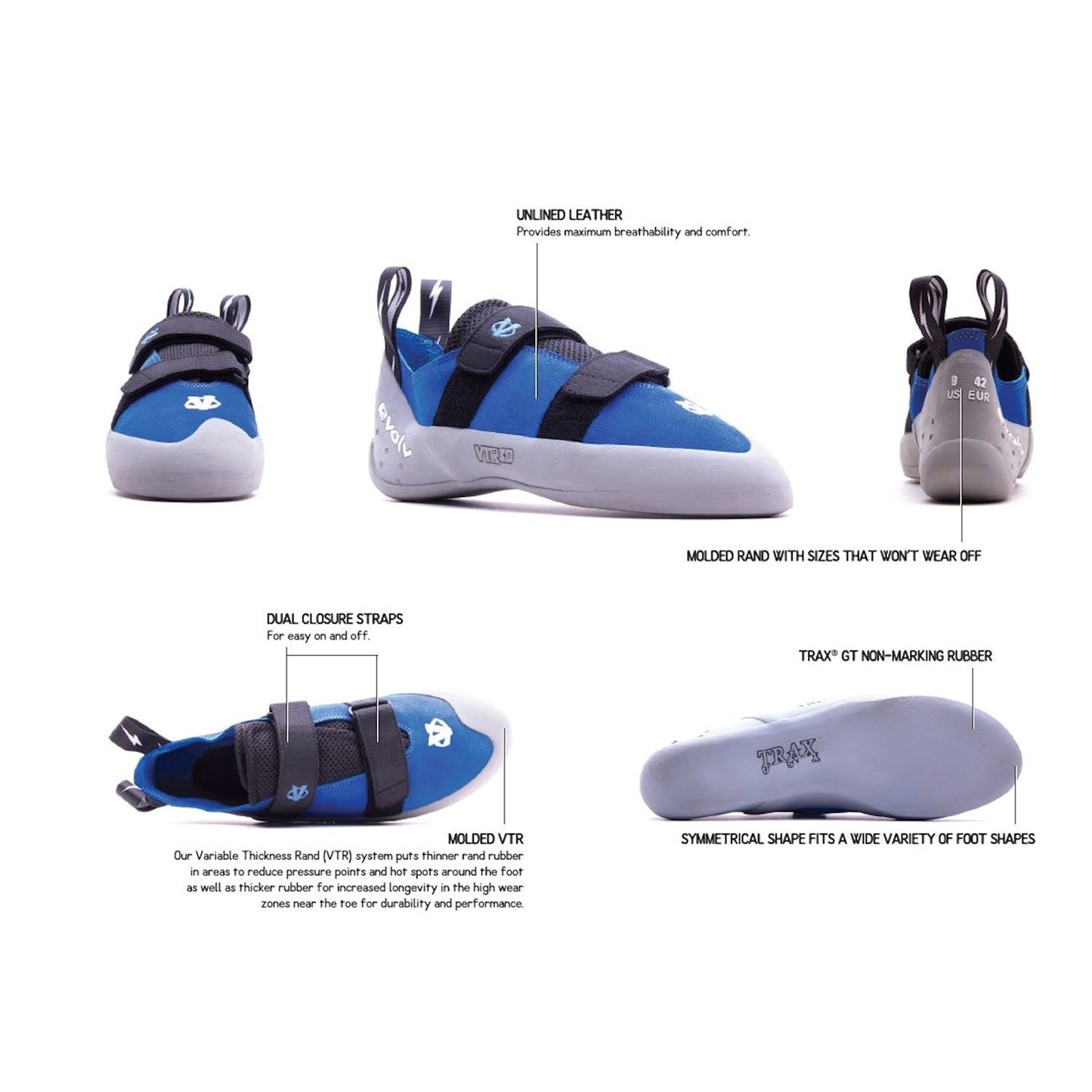 Evolv Titan Non-Marking Grey Outsole