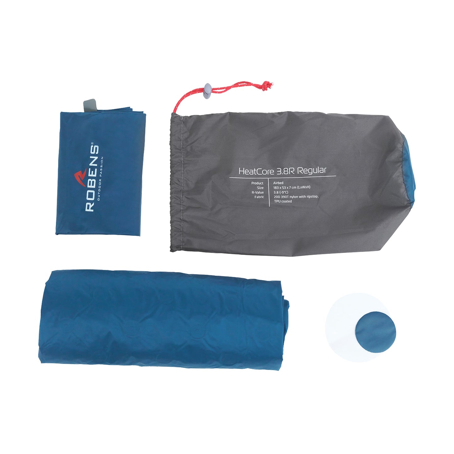 Robens HeatCore 3.8R Regular Sleeping Mat - Three-Season - alternate view 5