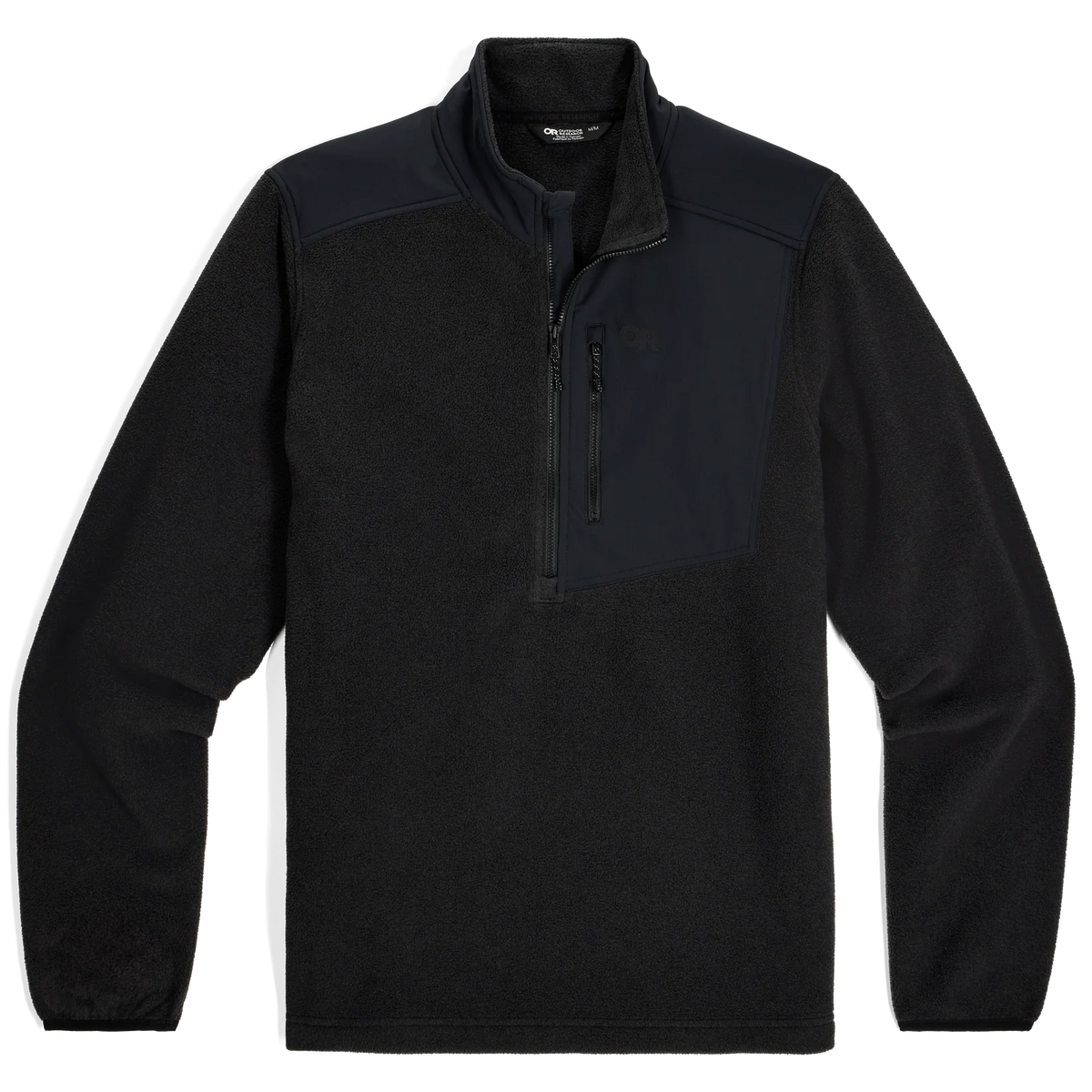 Outdoor Research Men's Polartec® 200 Half Zip Fleece - M, Black