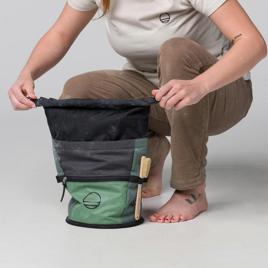 WC Sequence Chalk Bucket - on body