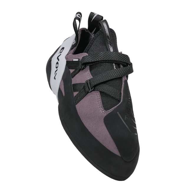 Evolv Shaman Trance climbing shoe - side perspective