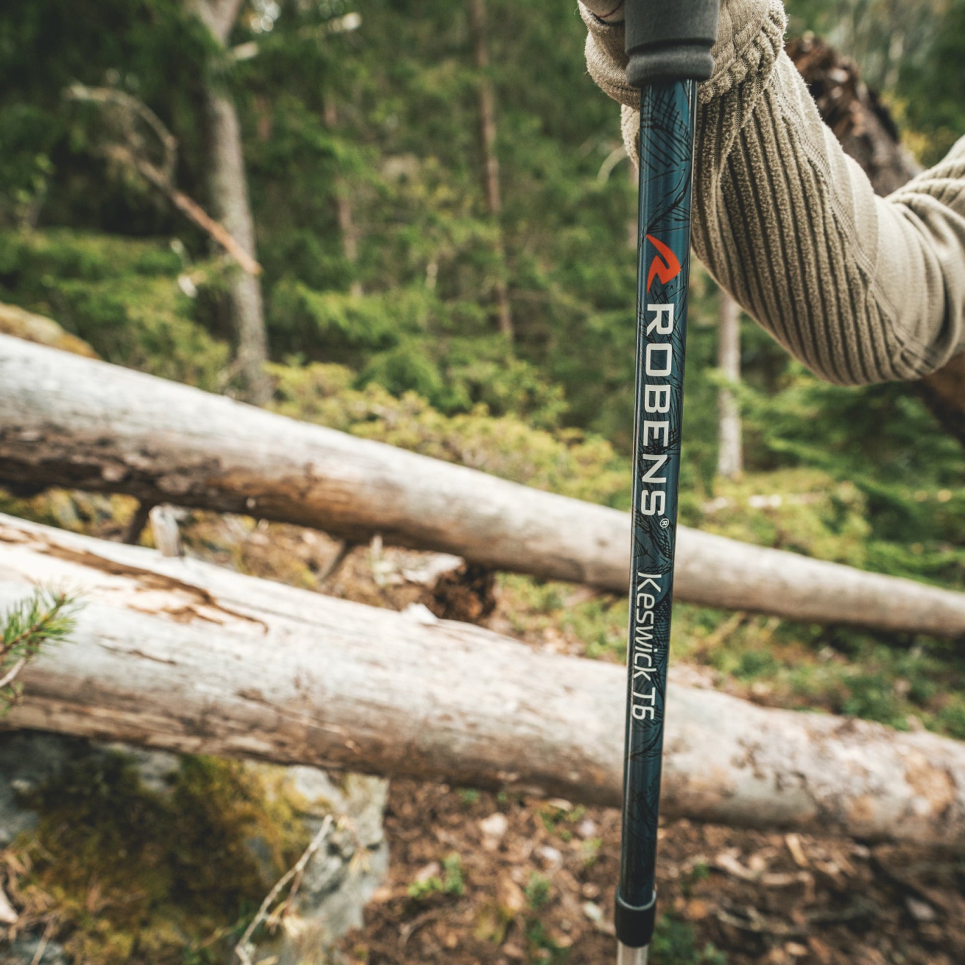 Robens Keswick T6 Walking Poles - Adjustable Aluminium Pair - alternate view 6