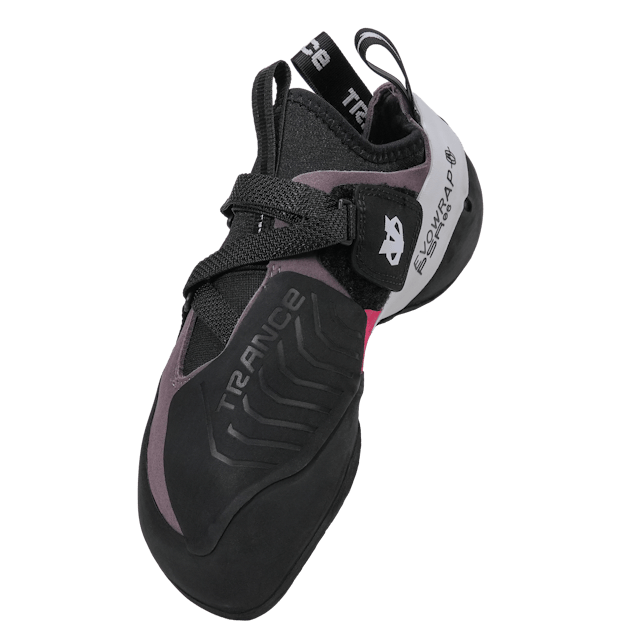 Evolv Shaman Trance climbing shoe - alternate perspective