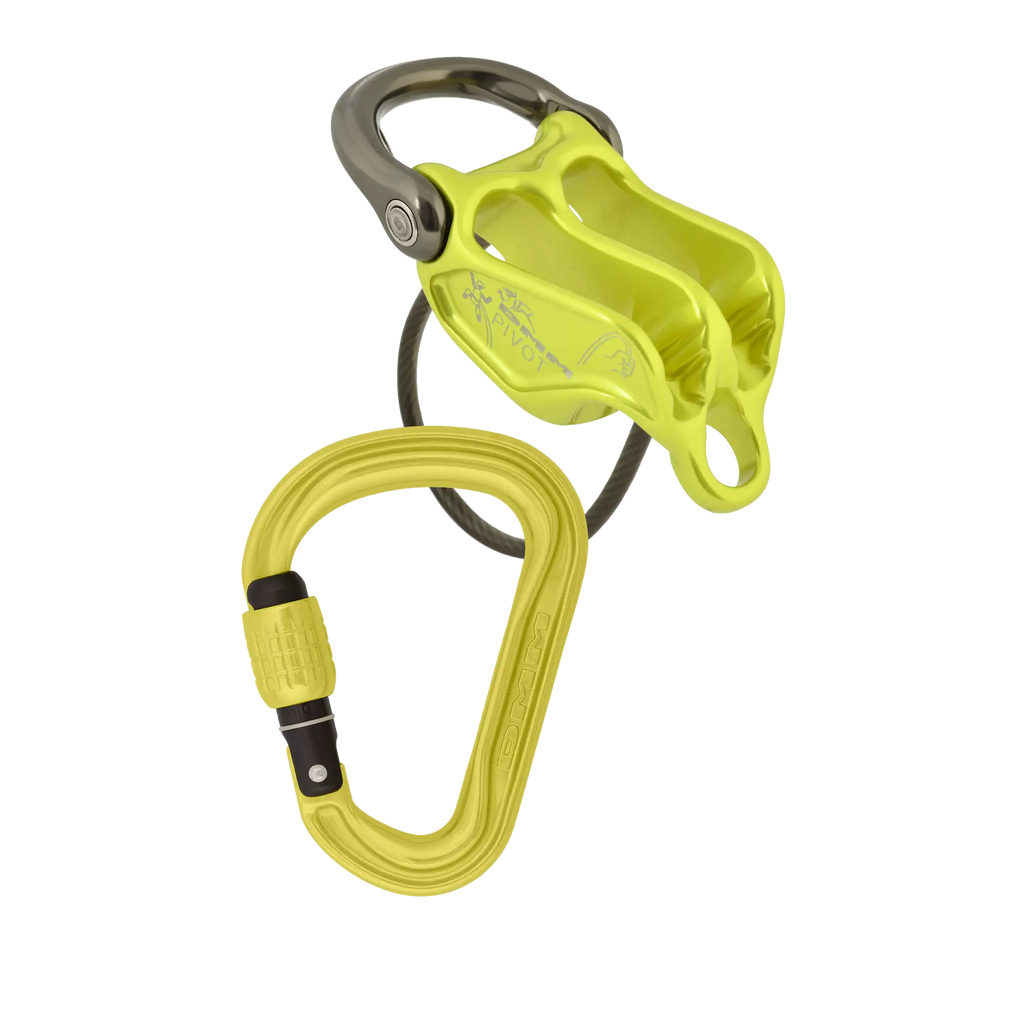 DMM Pivot & Phantom HMS Belay Set - Lime - product view