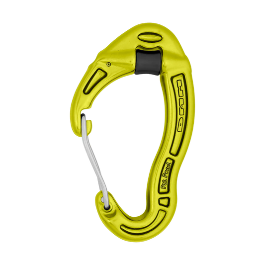 DMM Revolver Wiregate Pulley Carabiner - Lime - product view