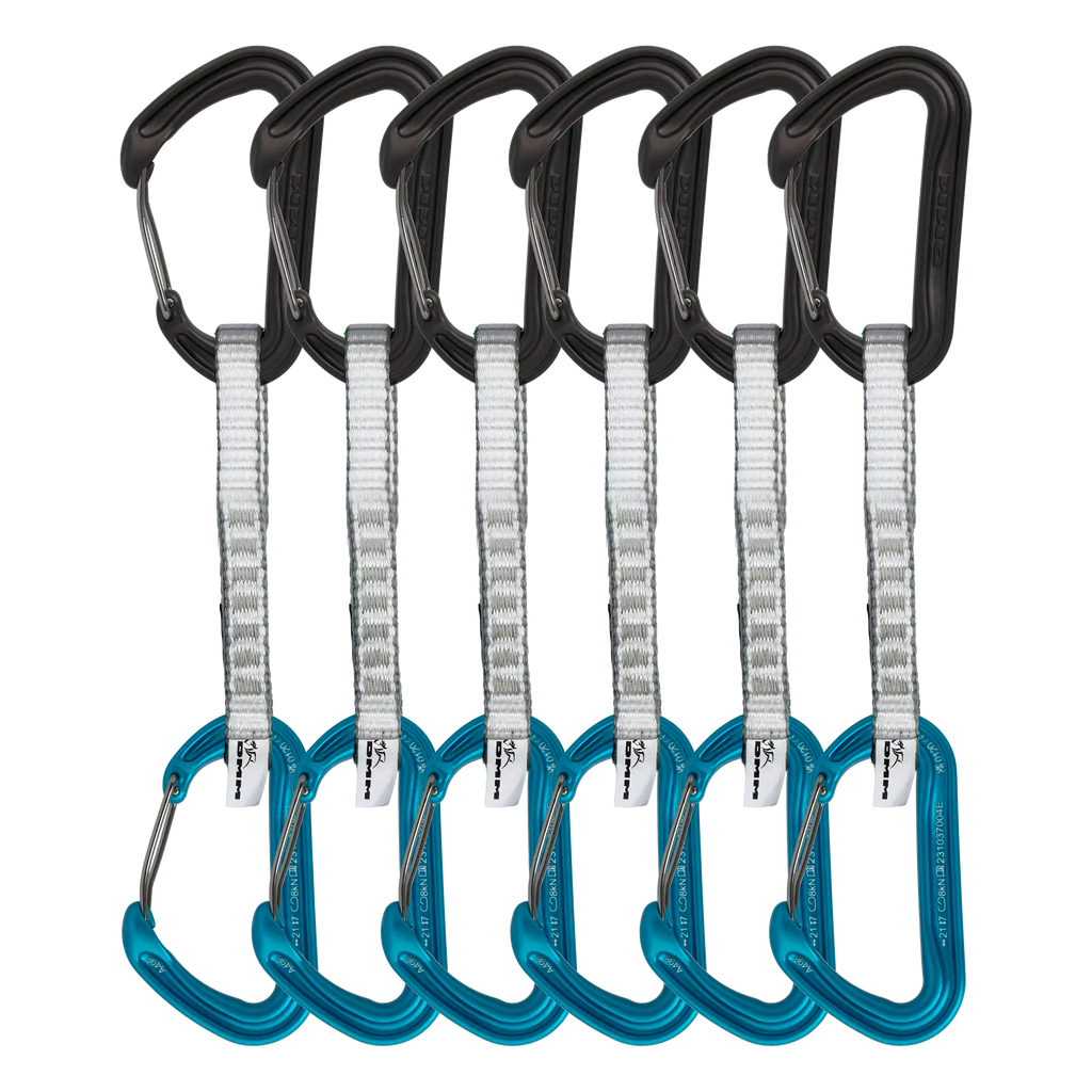 DMM Aether Quickdraw Set 12cm - Turquoise, Pack of 6 - product view